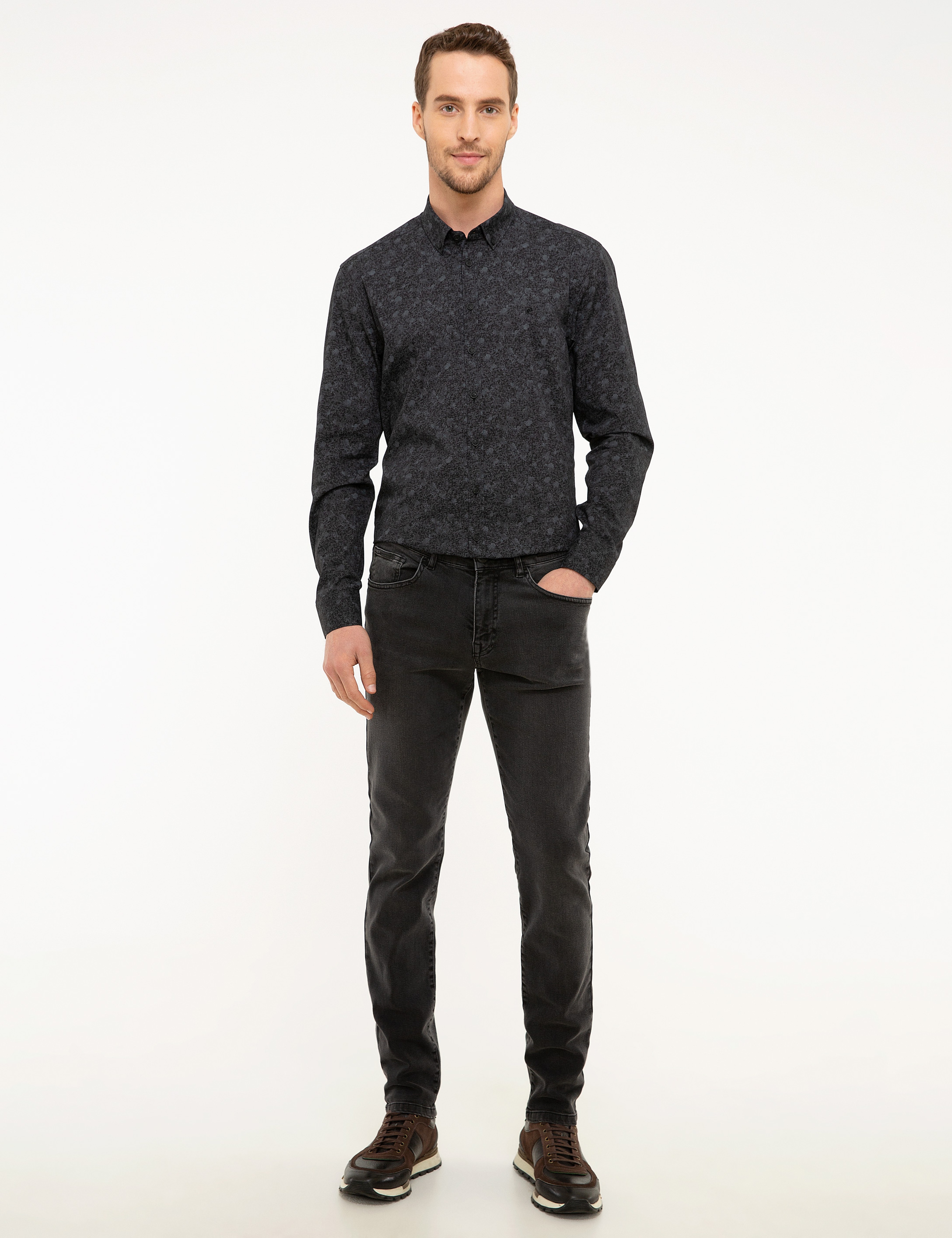 Füme Denim Pantolon