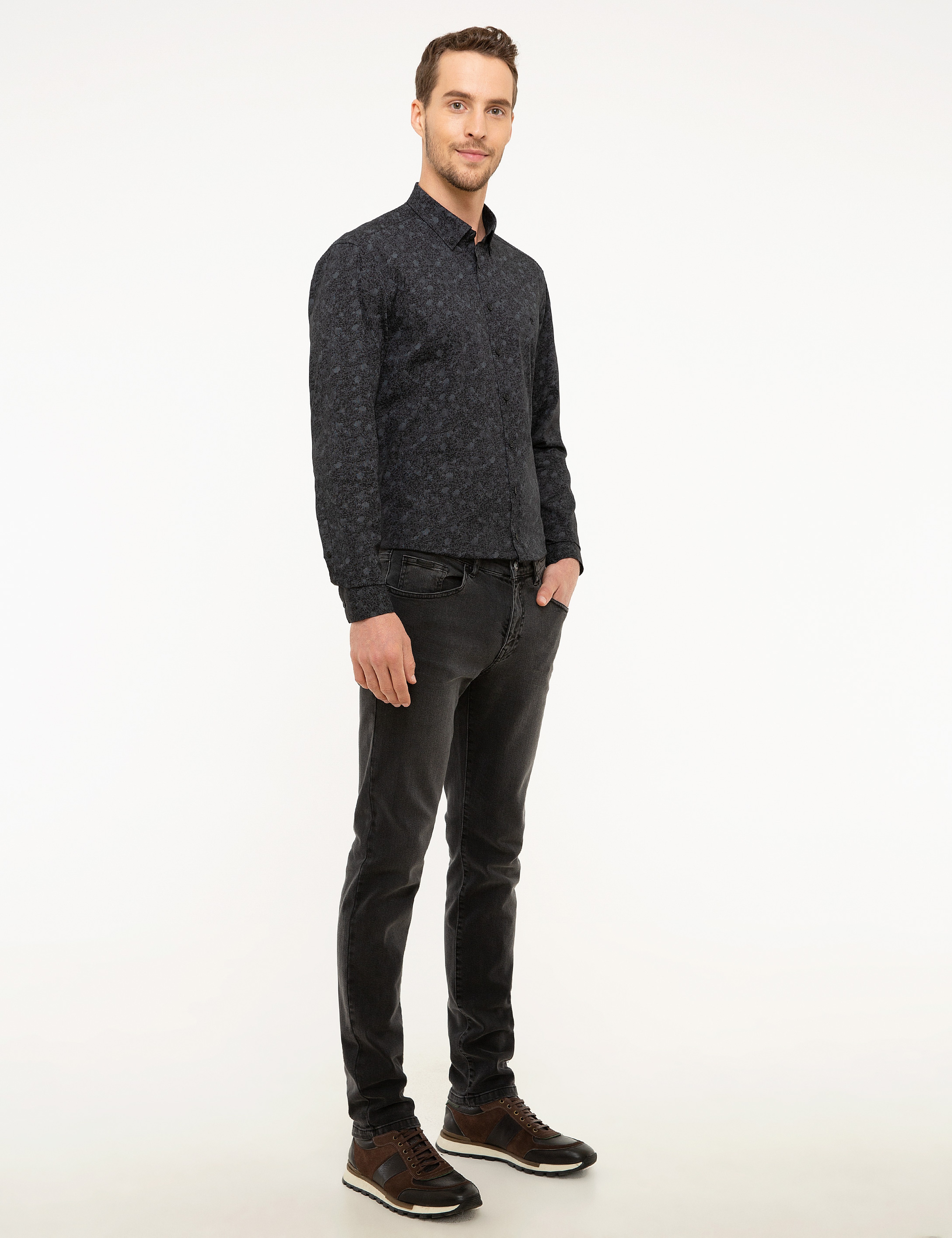 Füme Denim Pantolon