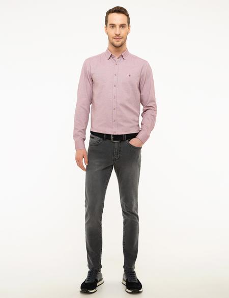 Gri Slim Fit Denim Pantolon - 50211316033