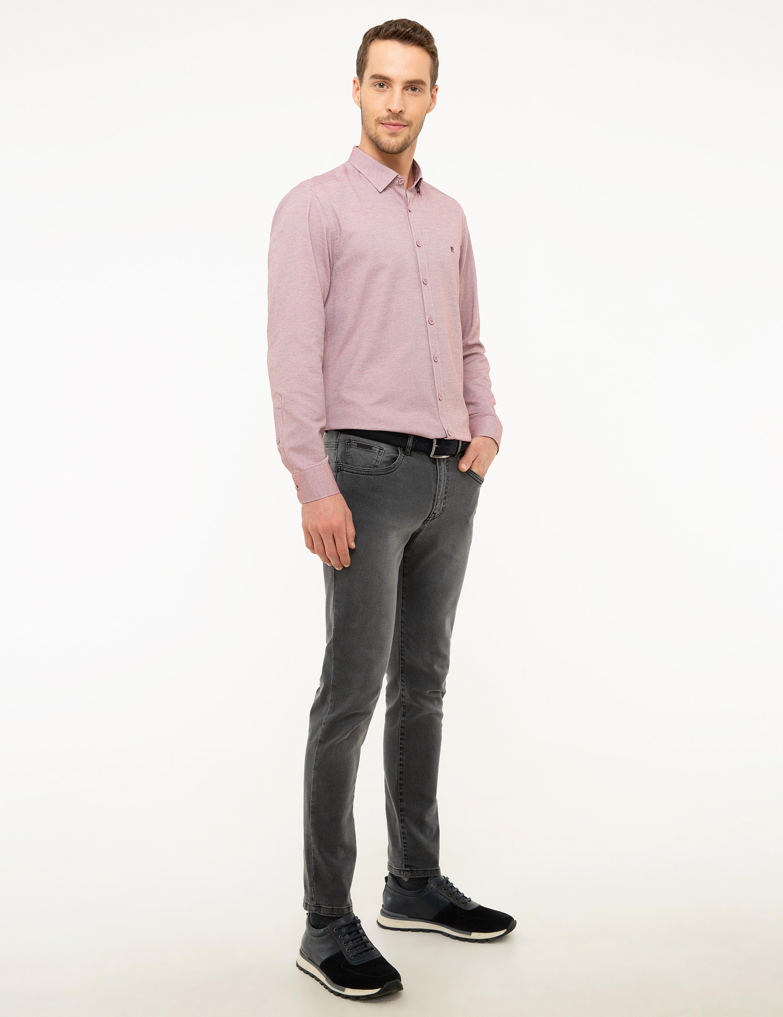 Gri Slim Fit Denim Pantolon