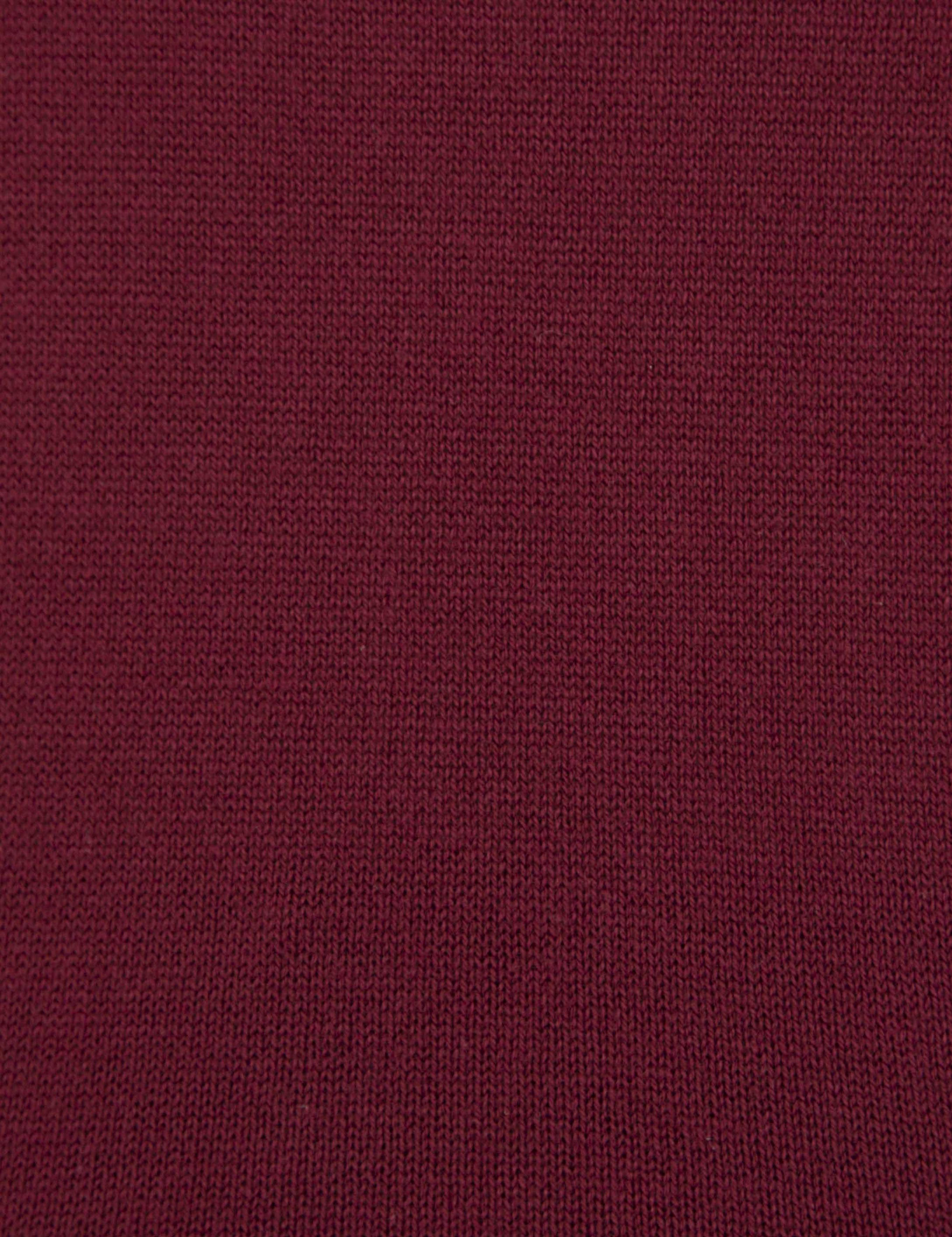 Bordo Slim Fit Balıkçı Yaka Triko Kazak