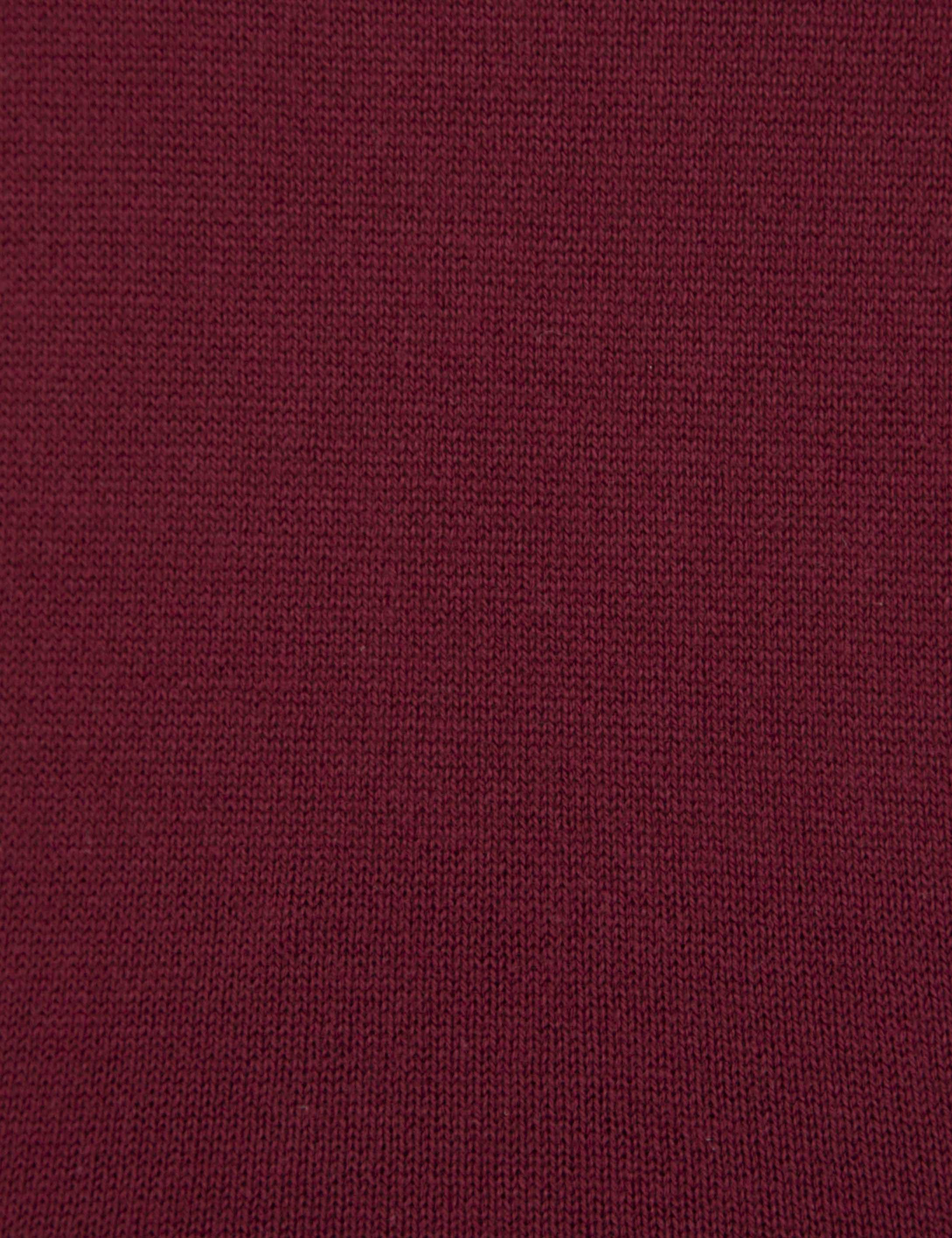 Bordo Slim Fit Balıkçı Yaka Triko Kazak - Image 6