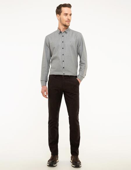 Kahverengi Slim Fit Chino Pantolon - 50209006055