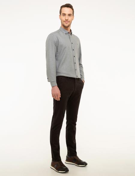 Kahverengi Slim Fit Chino Pantolon - 50209006055