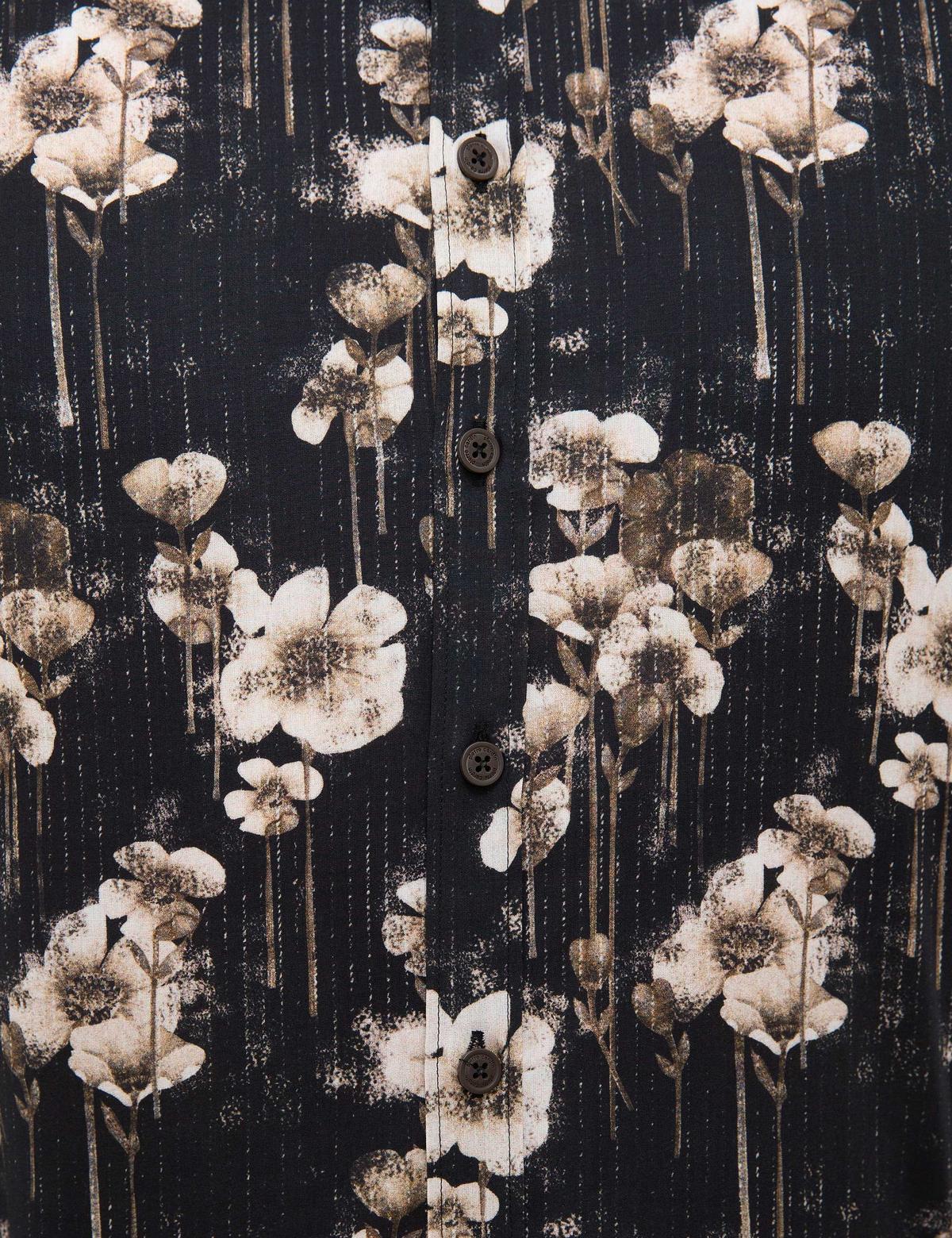 Kahverengi Slim Fit Gömlek - 50209323012