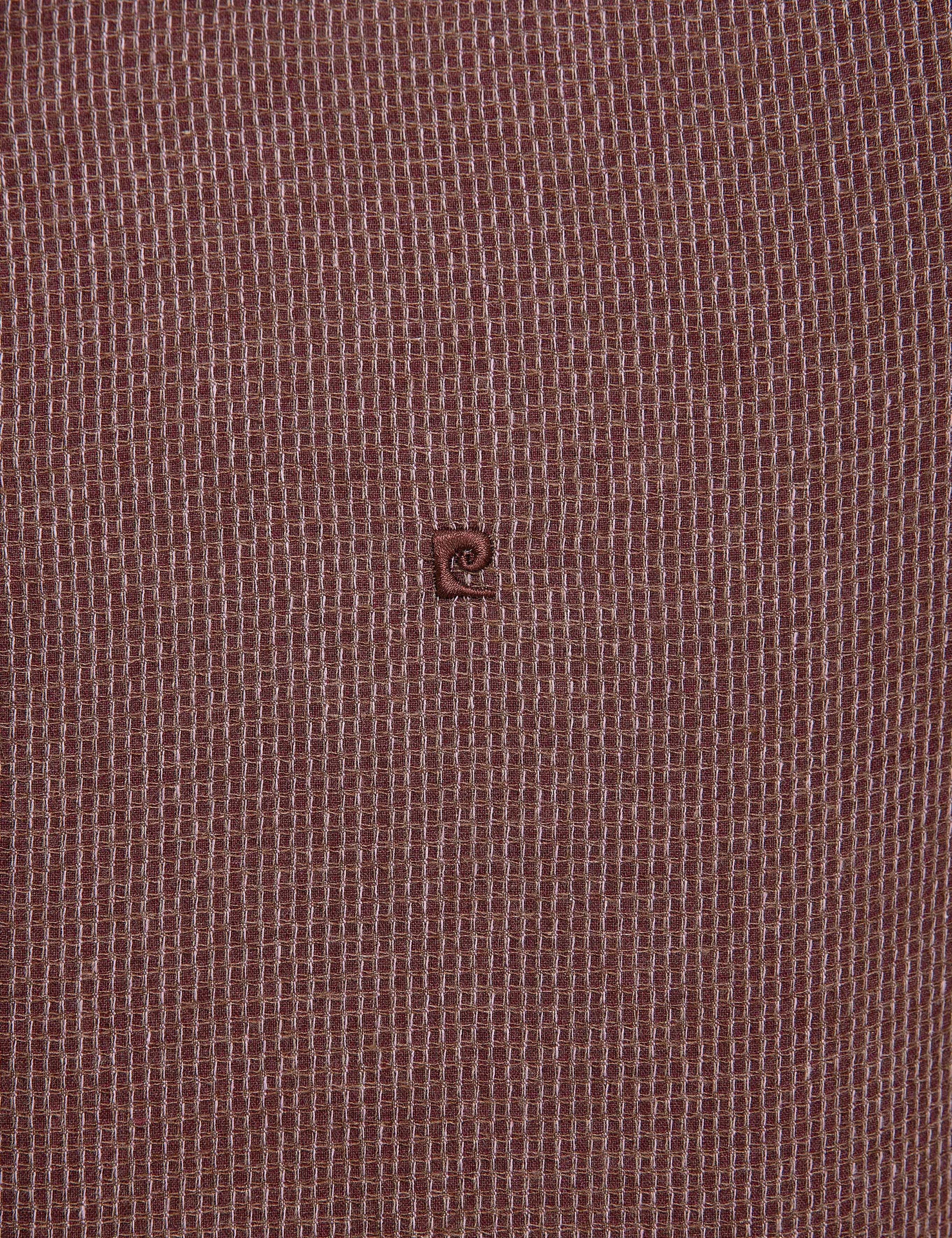 Bordo Slim Fit Gömlek