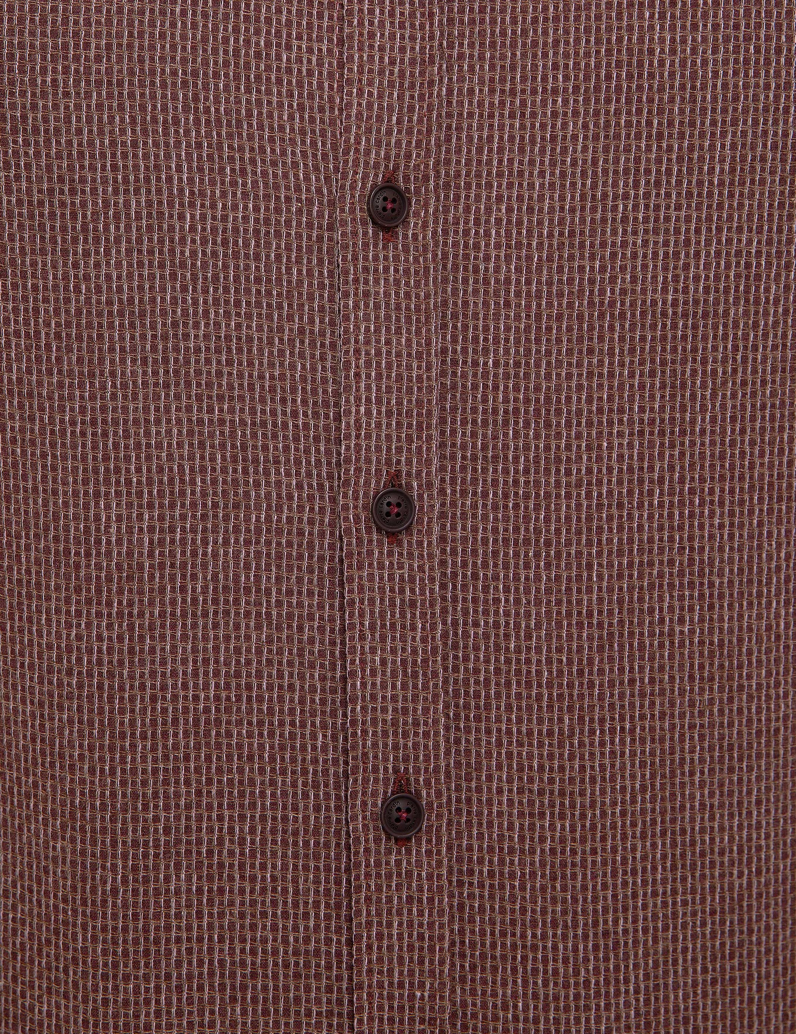 Bordo Slim Fit Gömlek