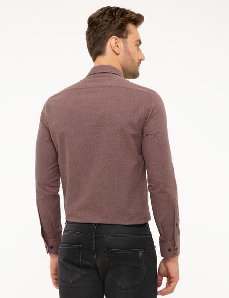 Bordo Slim Fit Gömlek - 50209600004