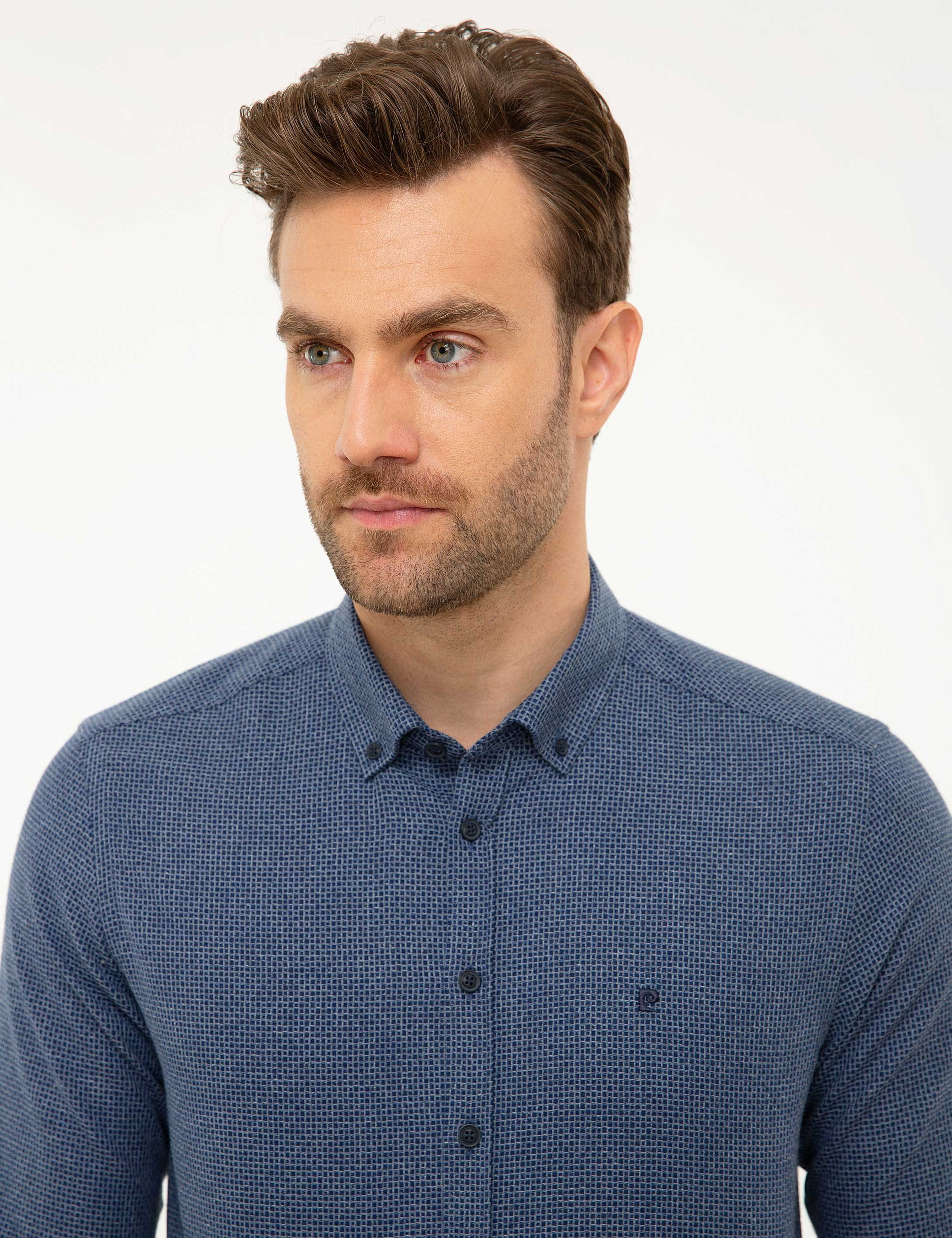 Lacivert Slim Fit Gömlek
