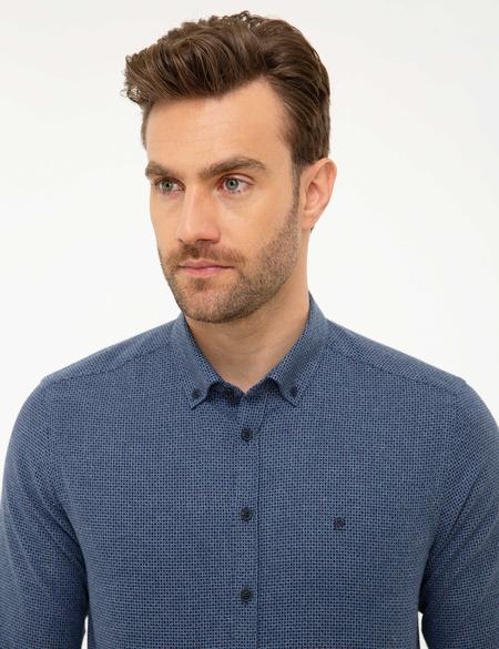 Lacivert Slim Fit Gömlek - 50209600013