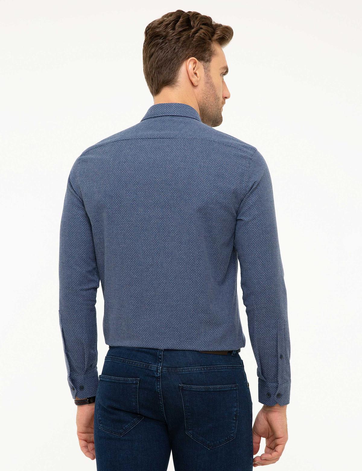 Lacivert Slim Fit Gömlek - 50209600013