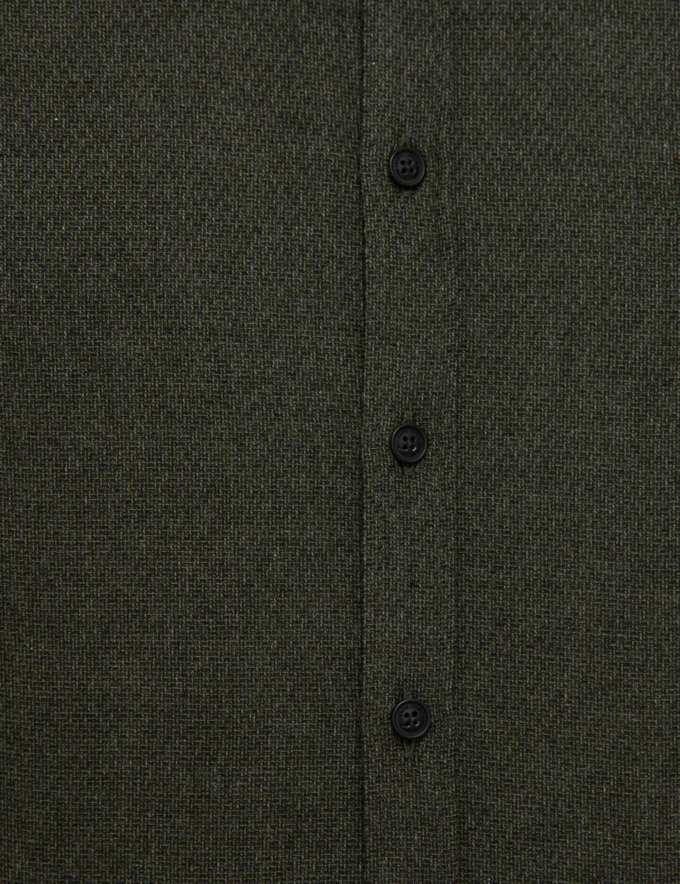 Yeşil Slim Fit Gömlek - Image 6