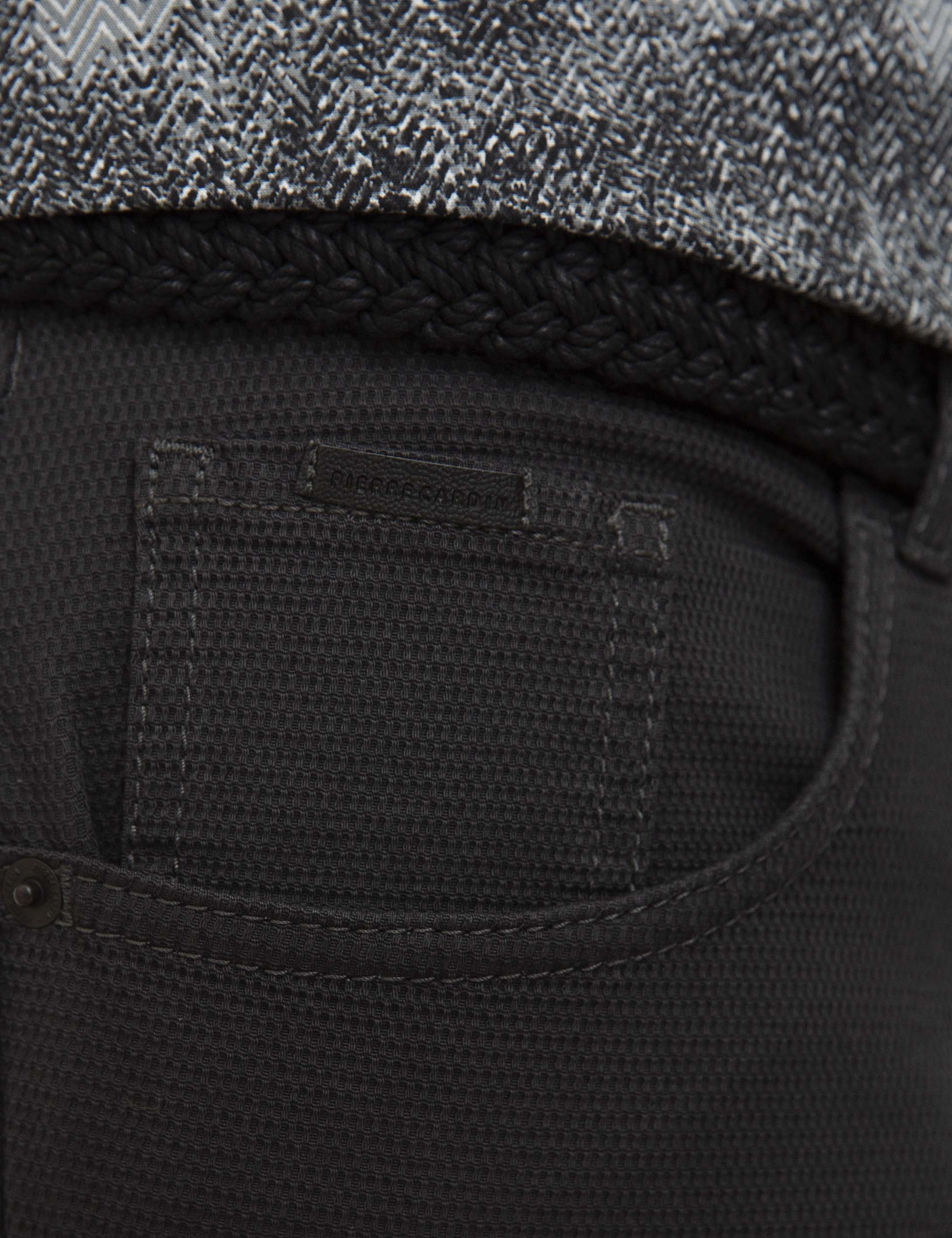 Antrasit Slim Fit Kanvas Pantolon - Image 4