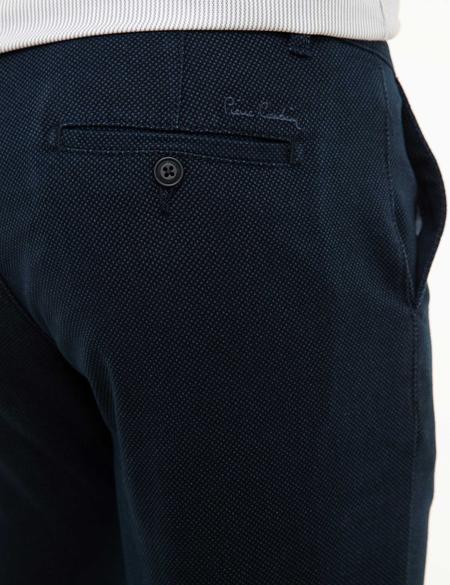 Lacivert Slim Fit Kanvas Pantolon - 50210072063