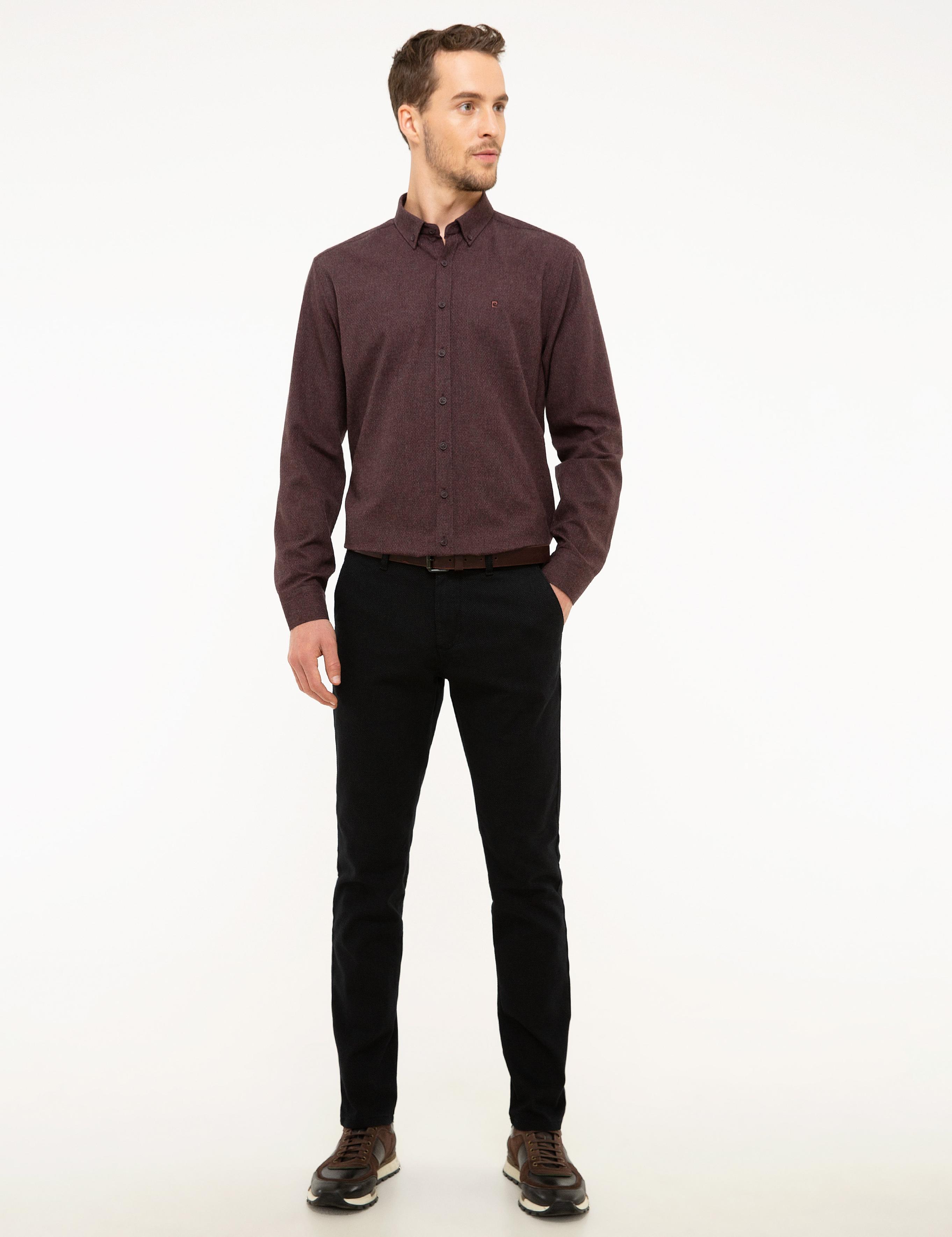 Siyah Slim Fit Chino Pantolon