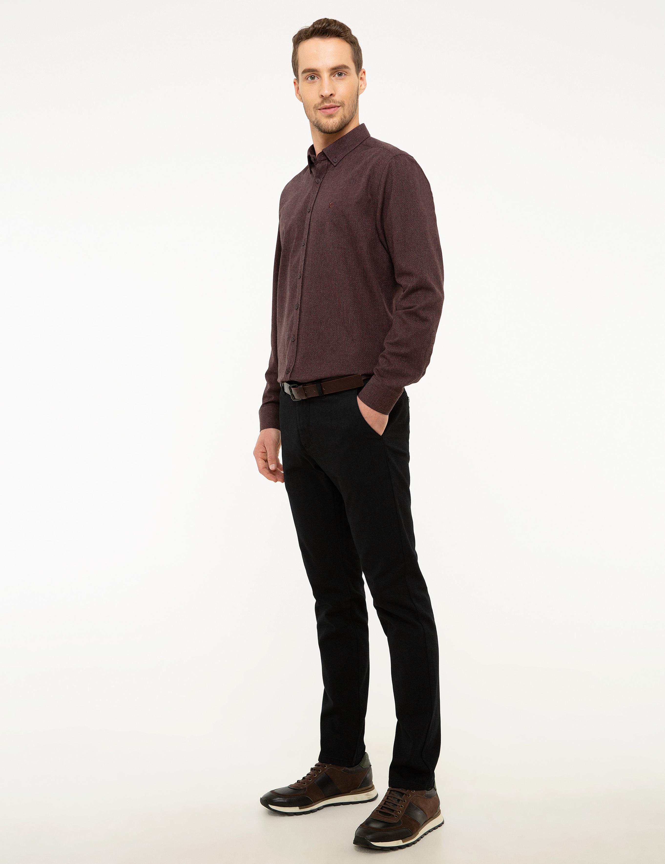 Siyah Slim Fit Chino Pantolon