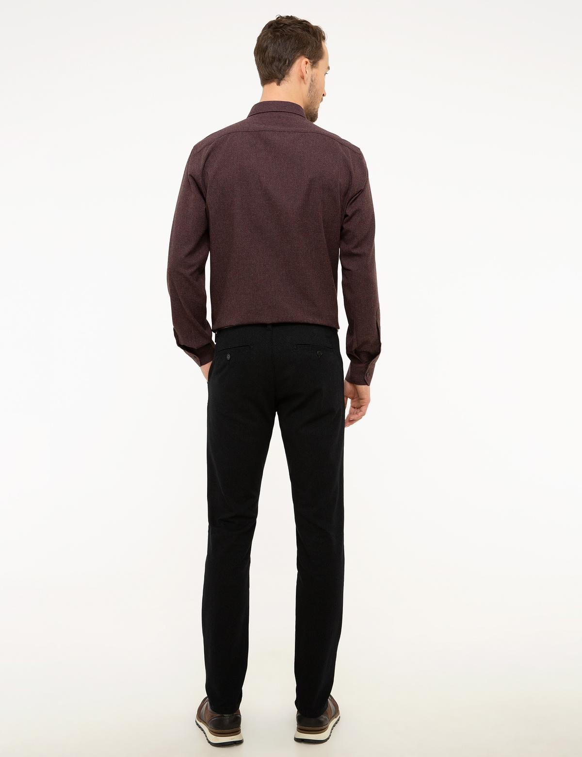 Siyah Slim Fit Chino Pantolon - 50210072074