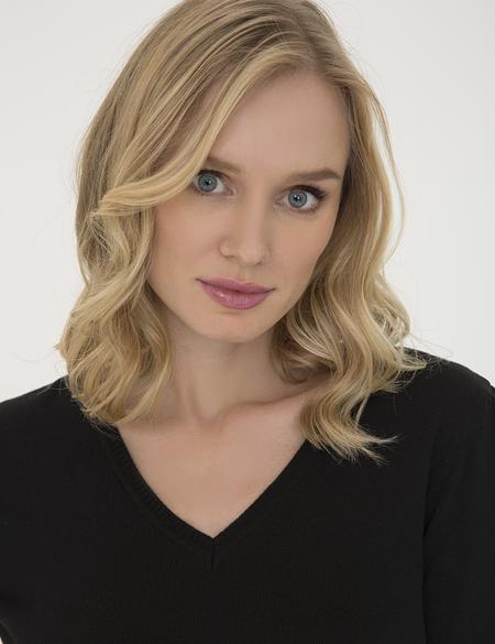 Siyah Slim Fit Kazak - 50210425001