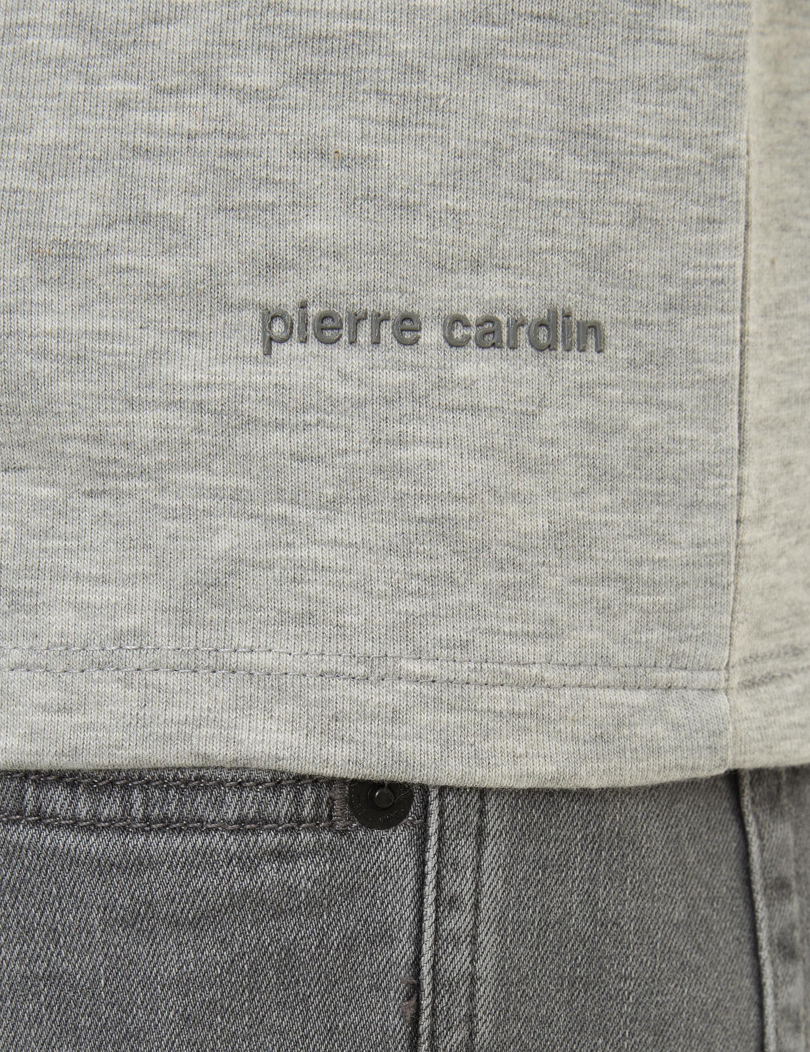 Açık Gri Melanj Slim Fit Sweatshirt