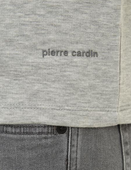 Açık Gri Melanj Slim Fit Sweatshirt - 50210694001