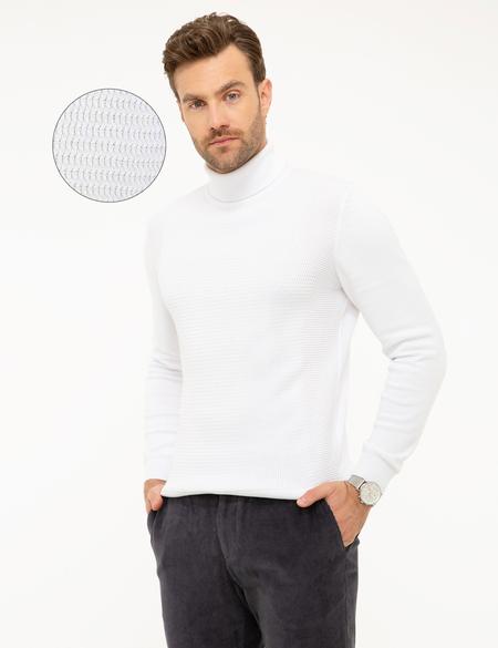 Beyaz Triko Kazak - 50211559001