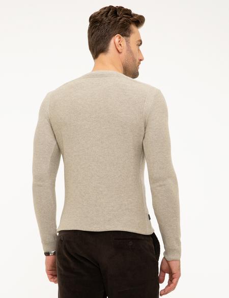 Kum Melanj Slim Fit Kazak - 50209939019