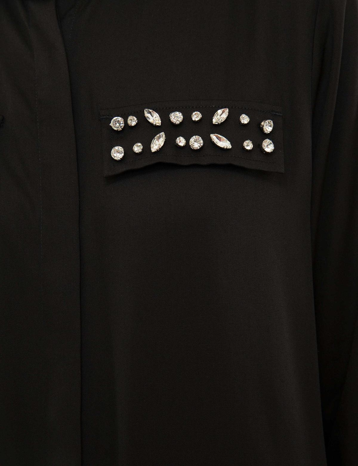 Siyah Dokuma Gömlek - 50209191047