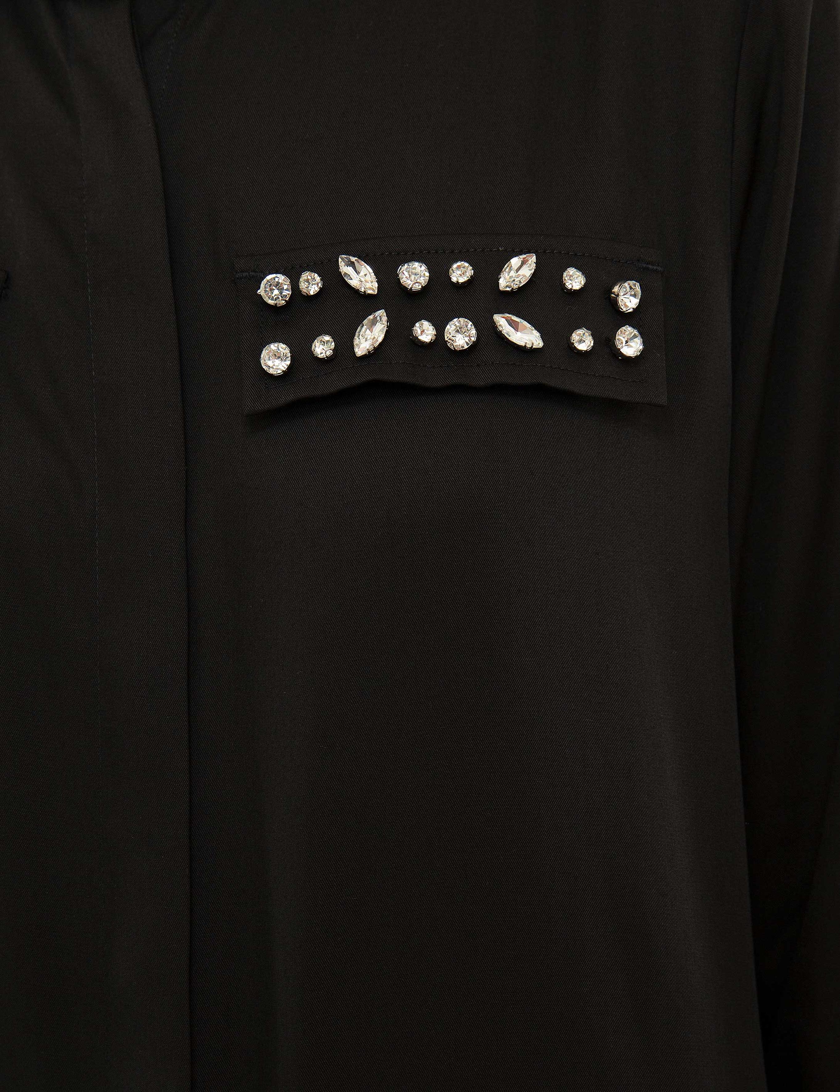 Siyah Dokuma Gömlek