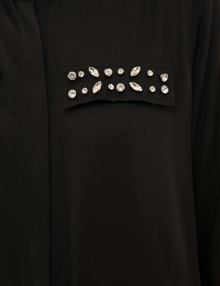 Siyah Dokuma Gömlek - 50209191047