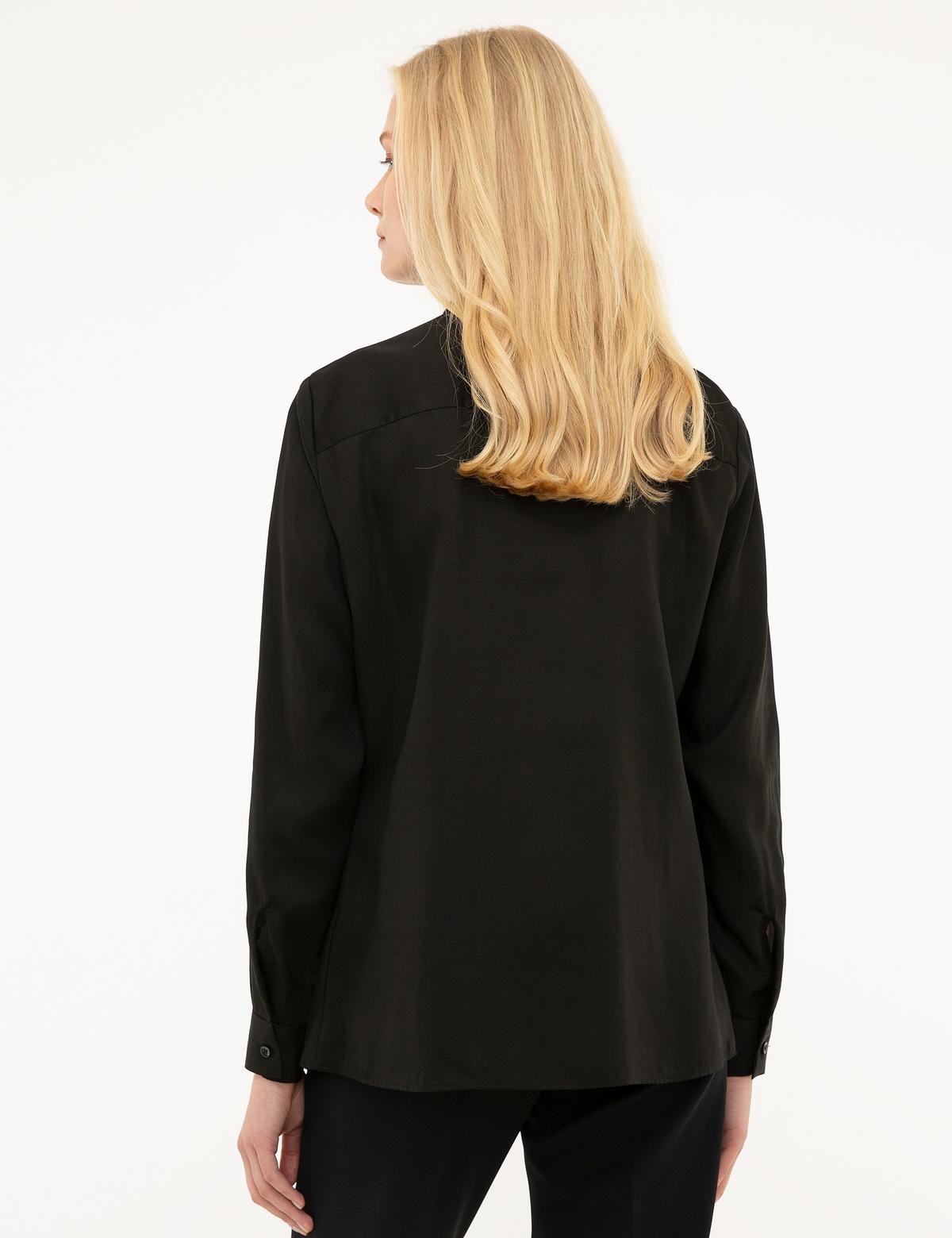 Siyah Dokuma Gömlek - 50209191047