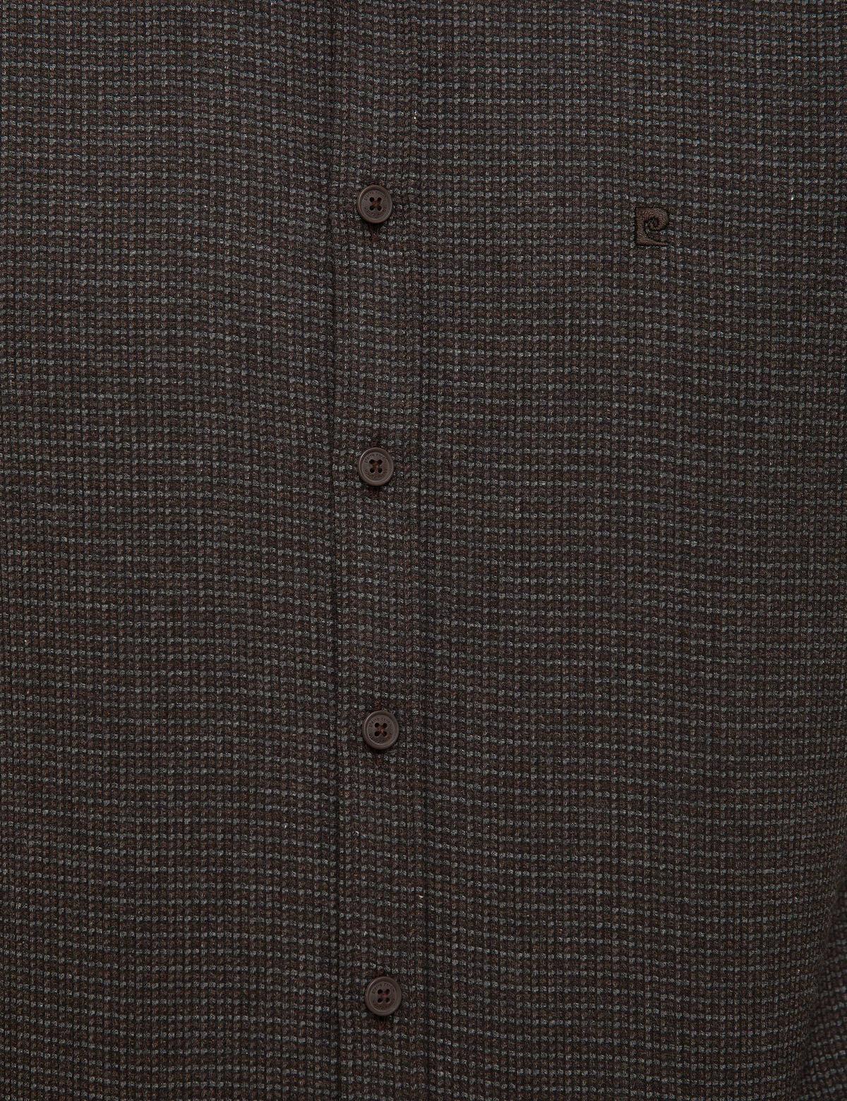 Kahverengi Slim Fit Gömlek - 50209598020