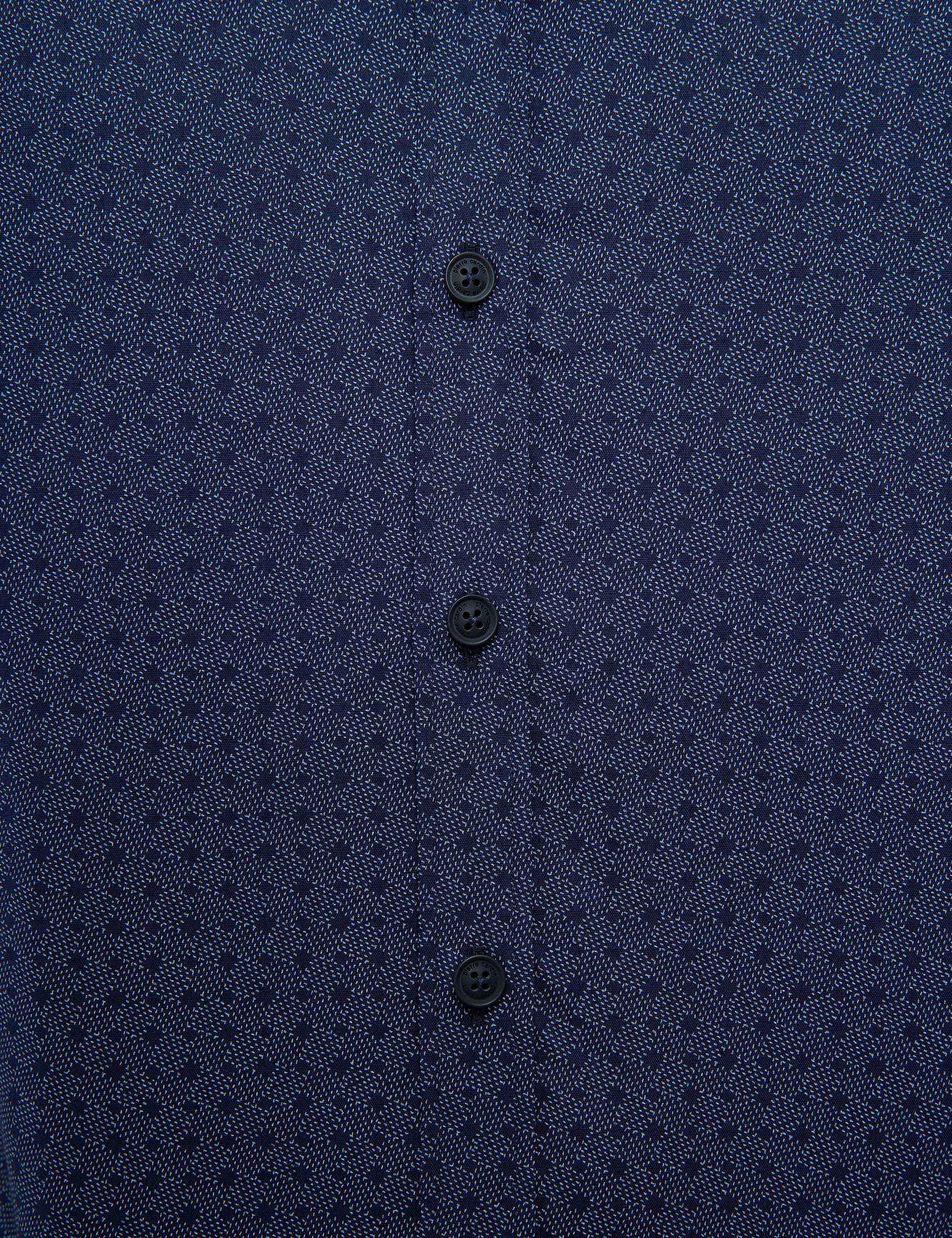 Lacivert Slim Fit Gömlek