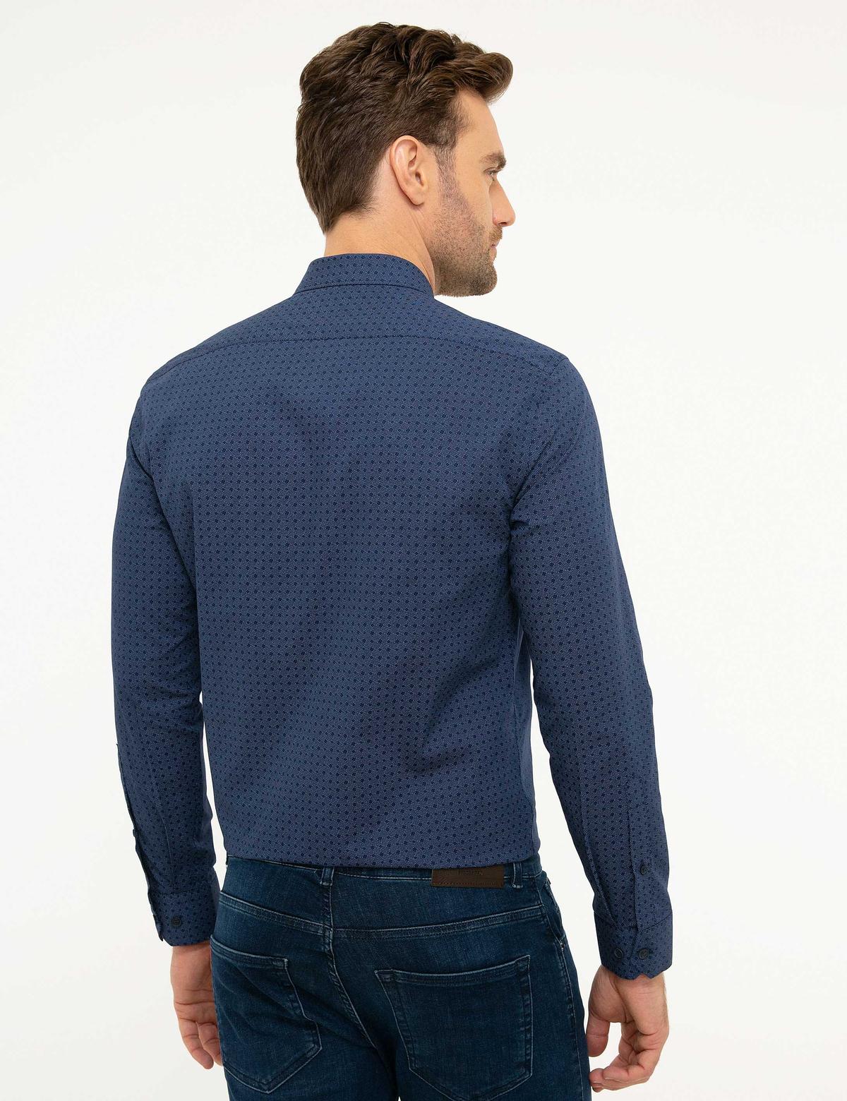 Lacivert Slim Fit Gömlek - 50209602001