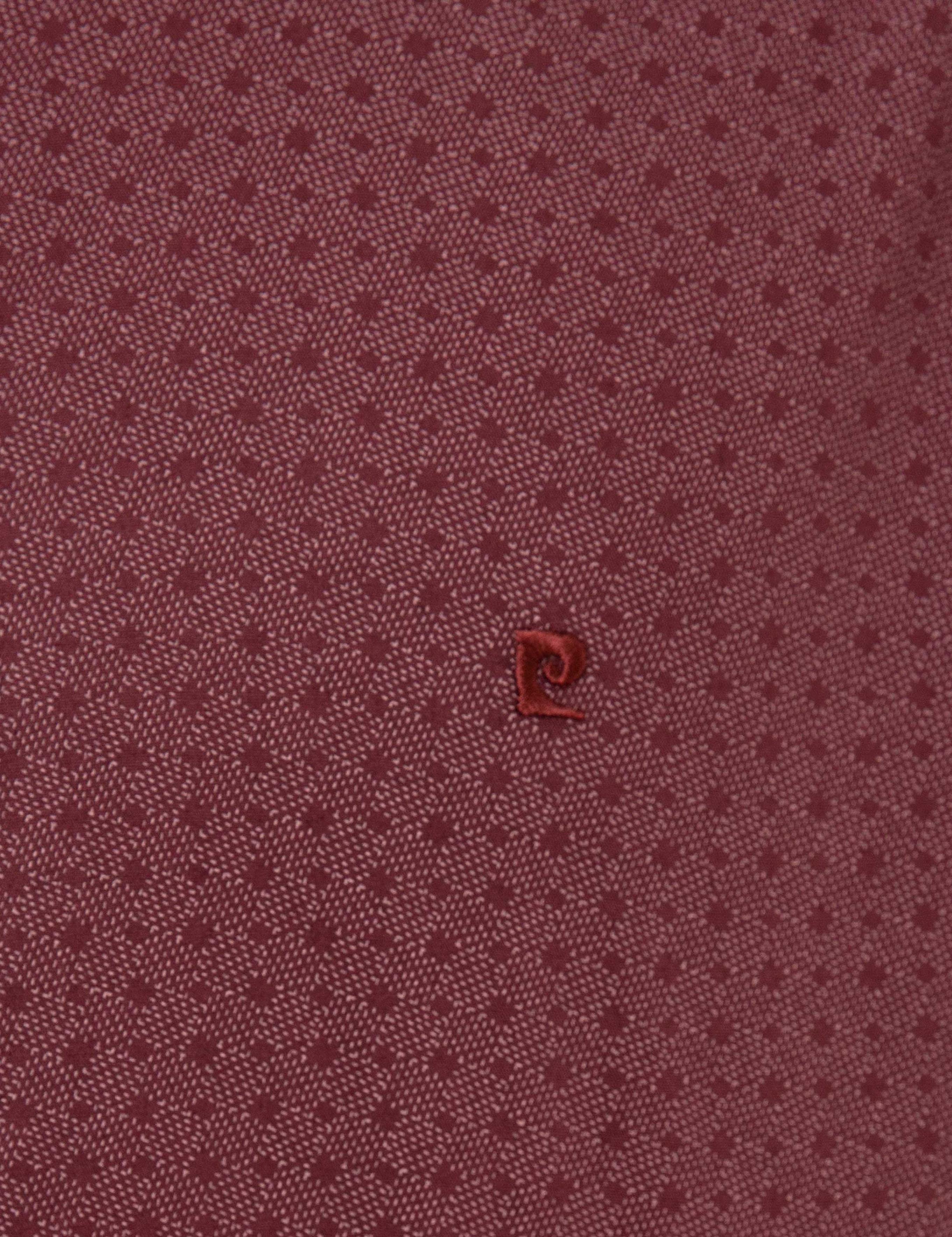 Bordo Slim Fit Gömlek