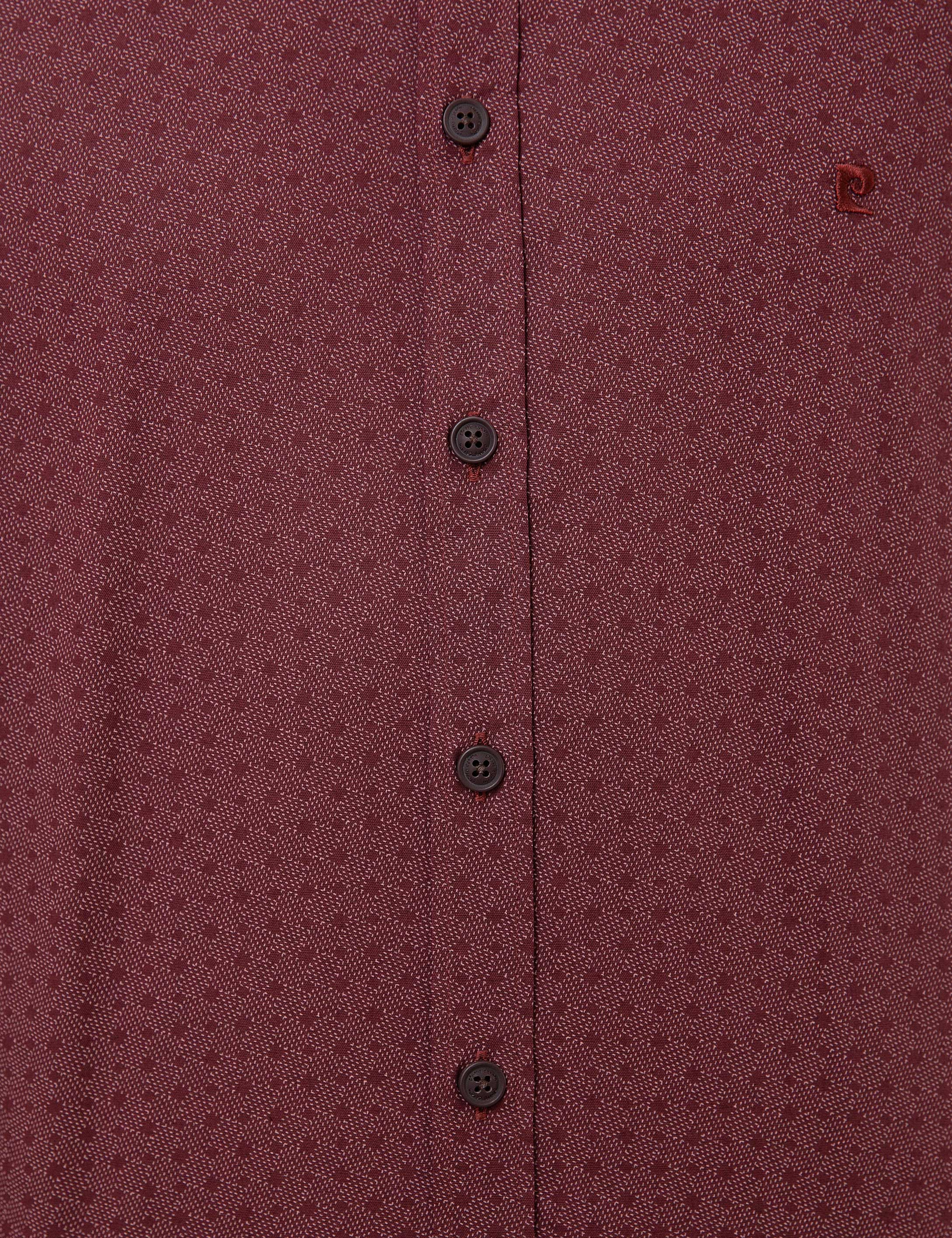 Bordo Slim Fit Gömlek - Image 6