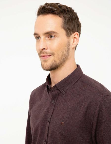 Bordo Slim Fit Gömlek - 50209638010