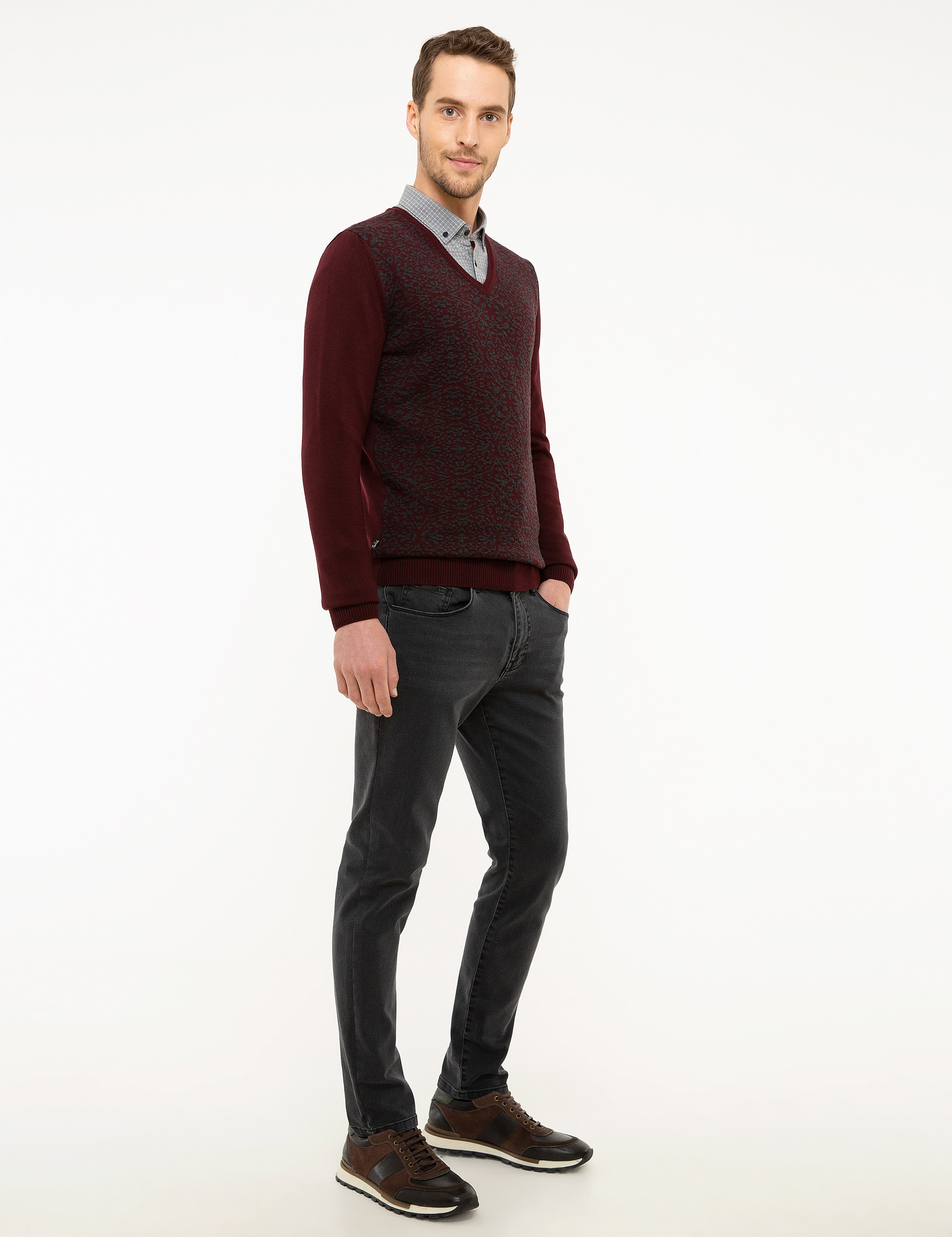 Gri Denim Pantolon - Image 2