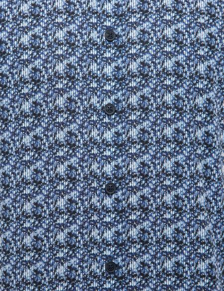 Lacivert Slim Fit Uzun Kollu Gömlek - 50213645009