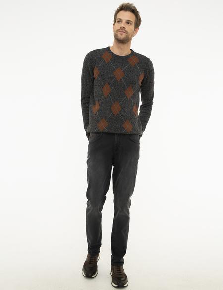 Füme Slim Fit Bisiklet Yaka Triko Kazak - 50208937027