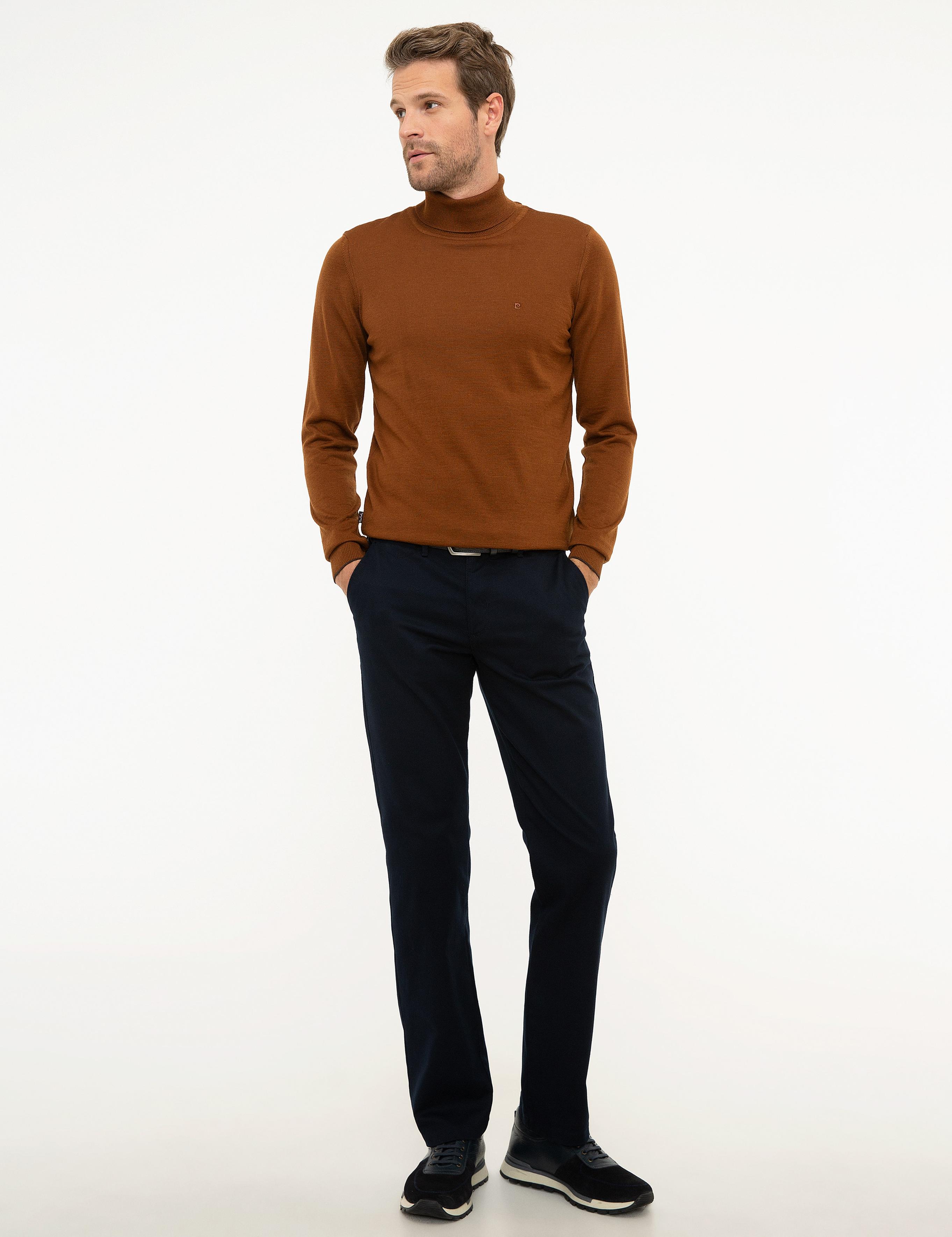 Lacivert Regular Fit Chino Pantolon