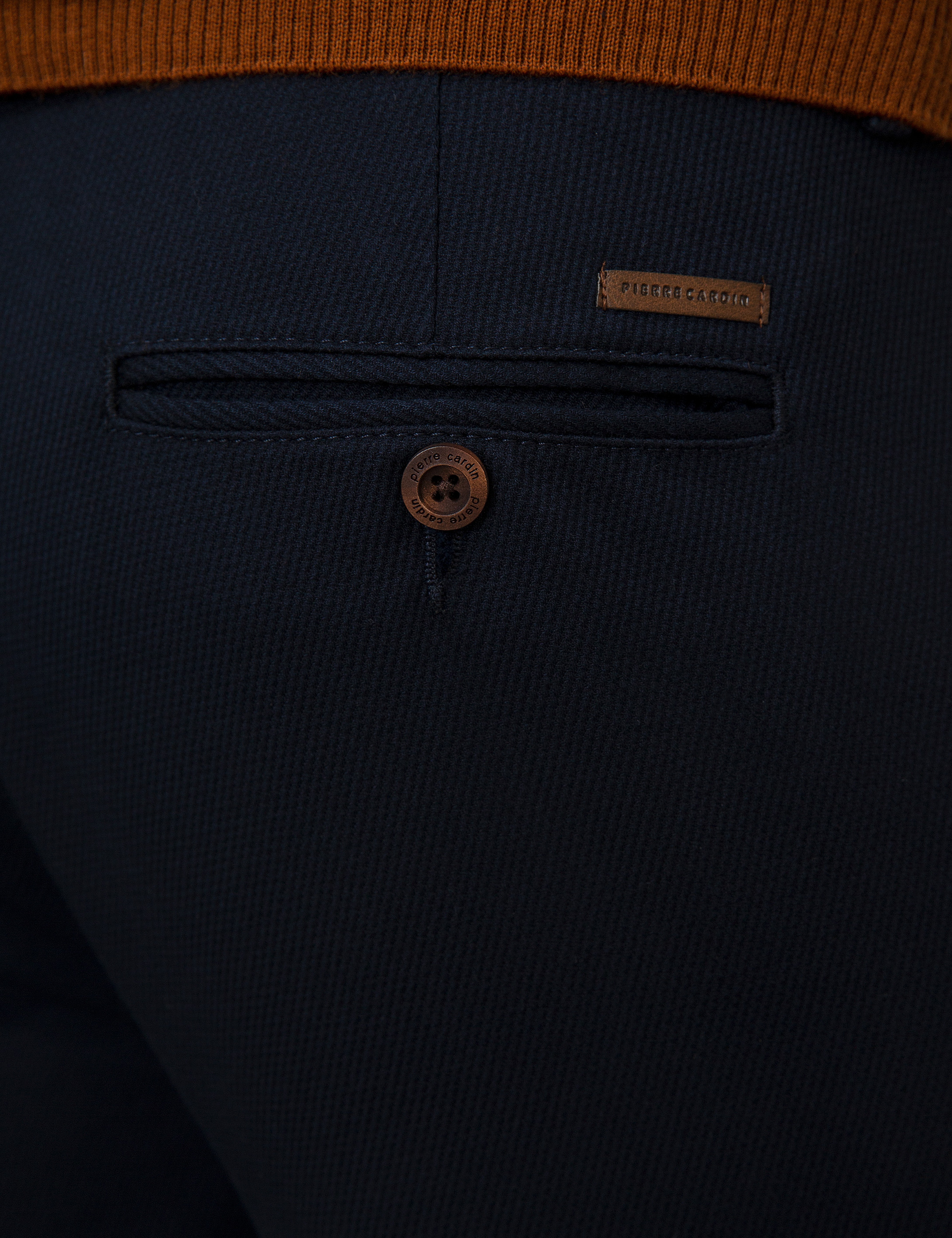 Lacivert Regular Fit Chino Pantolon - Image 4