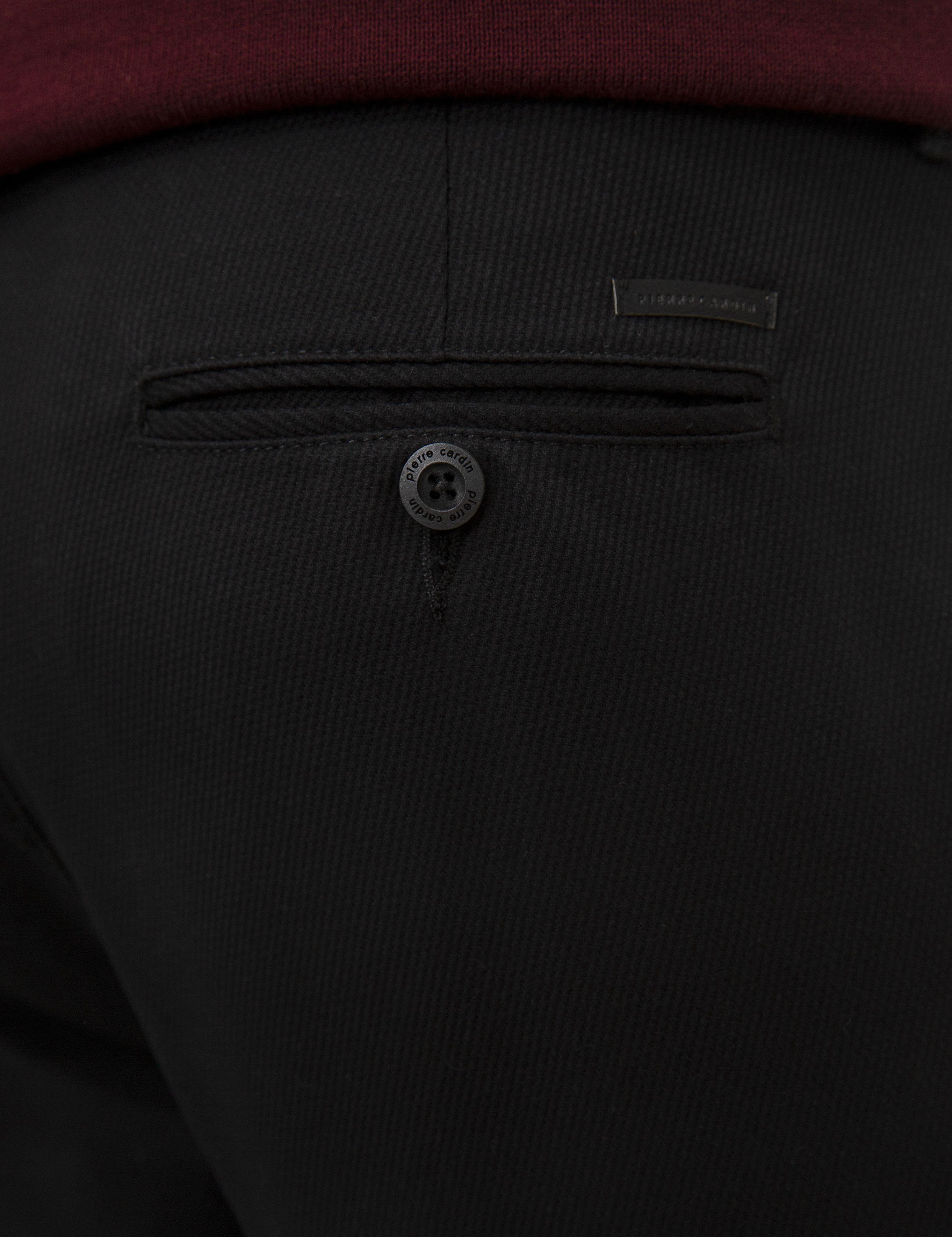 Siyah Regular Fit Chino Pantolon