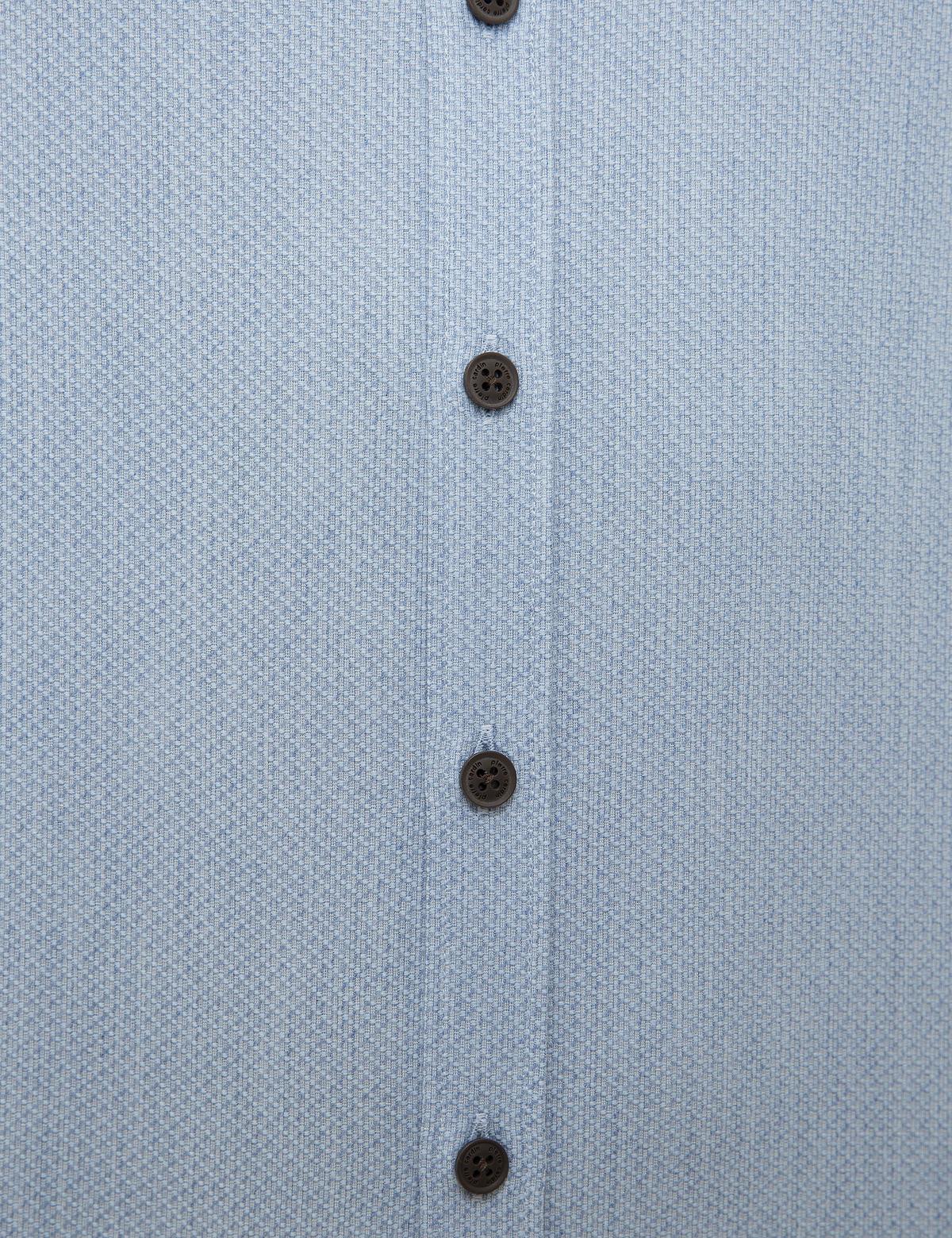 Açık Mavi Slim Fit Uzun Kollu Gömlek - 50209255017