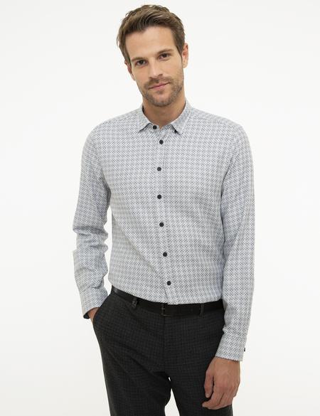 Gri Slim Fit Gömlek - 50209291005