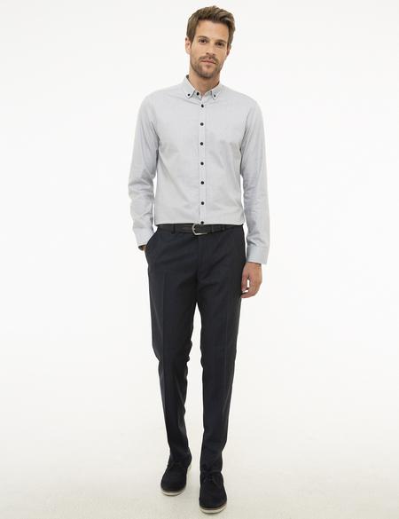 Gri Slim Fit Gömlek - 50209312006