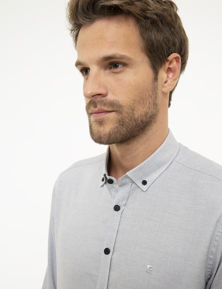 Gri Slim Fit Gömlek - 50209312006