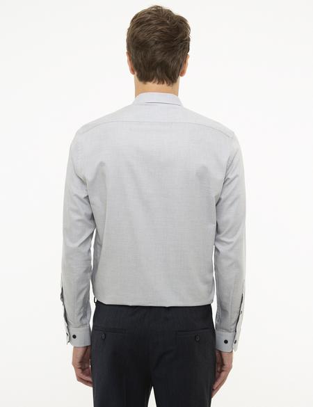 Gri Slim Fit Gömlek - 50209312006