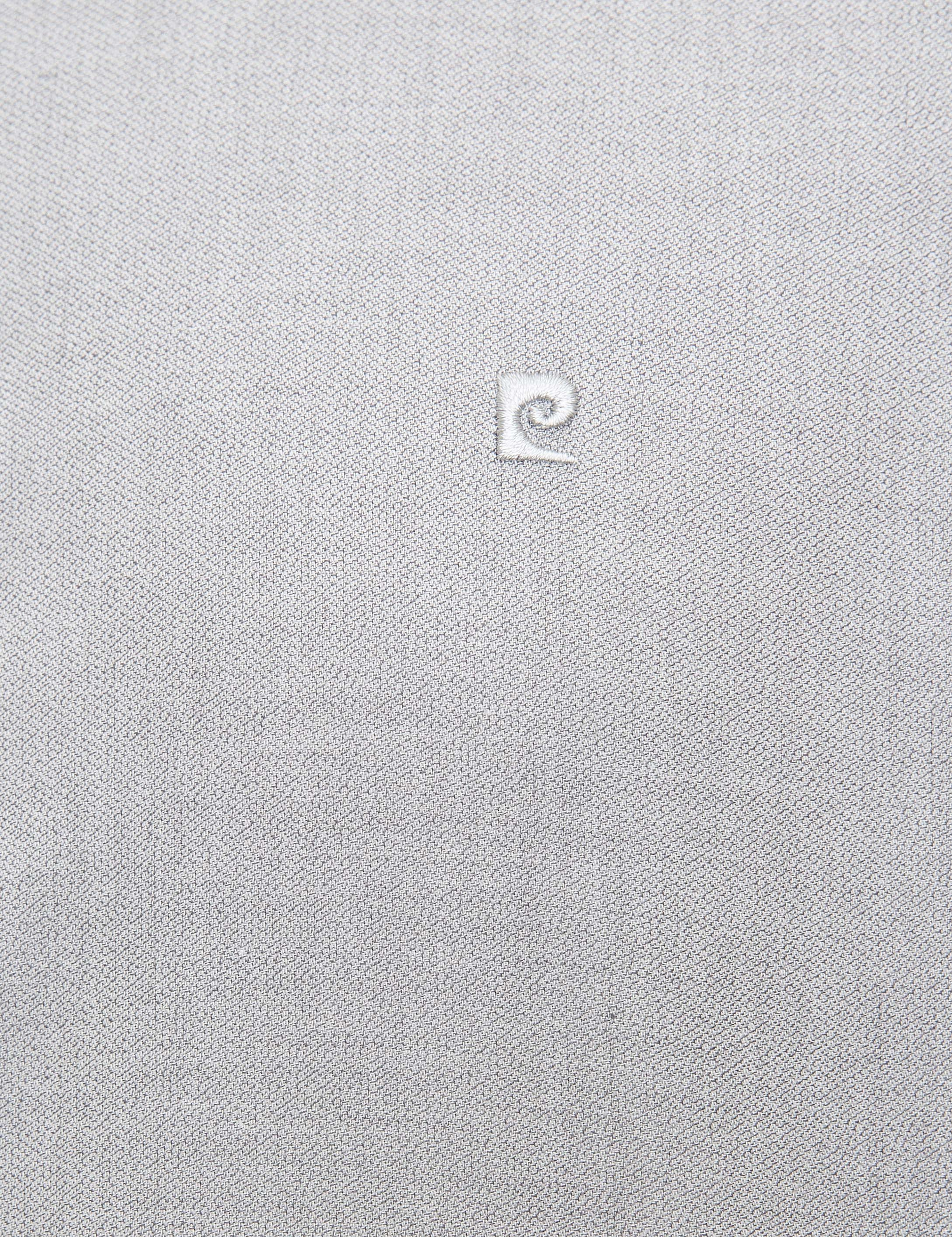Gri Slim Fit Gömlek - Image 5