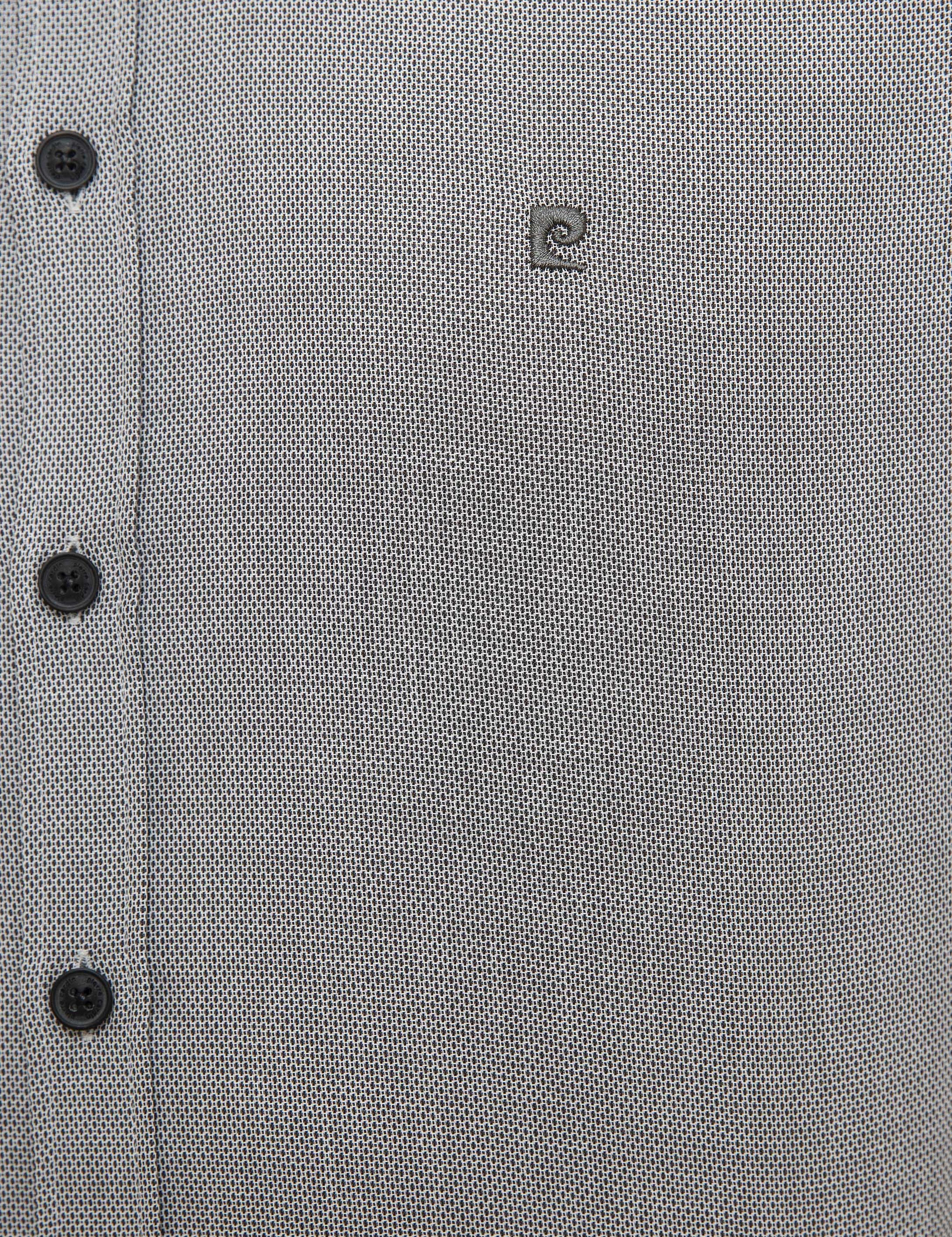 Gri Slim Fit Uzun Kollu Gömlek