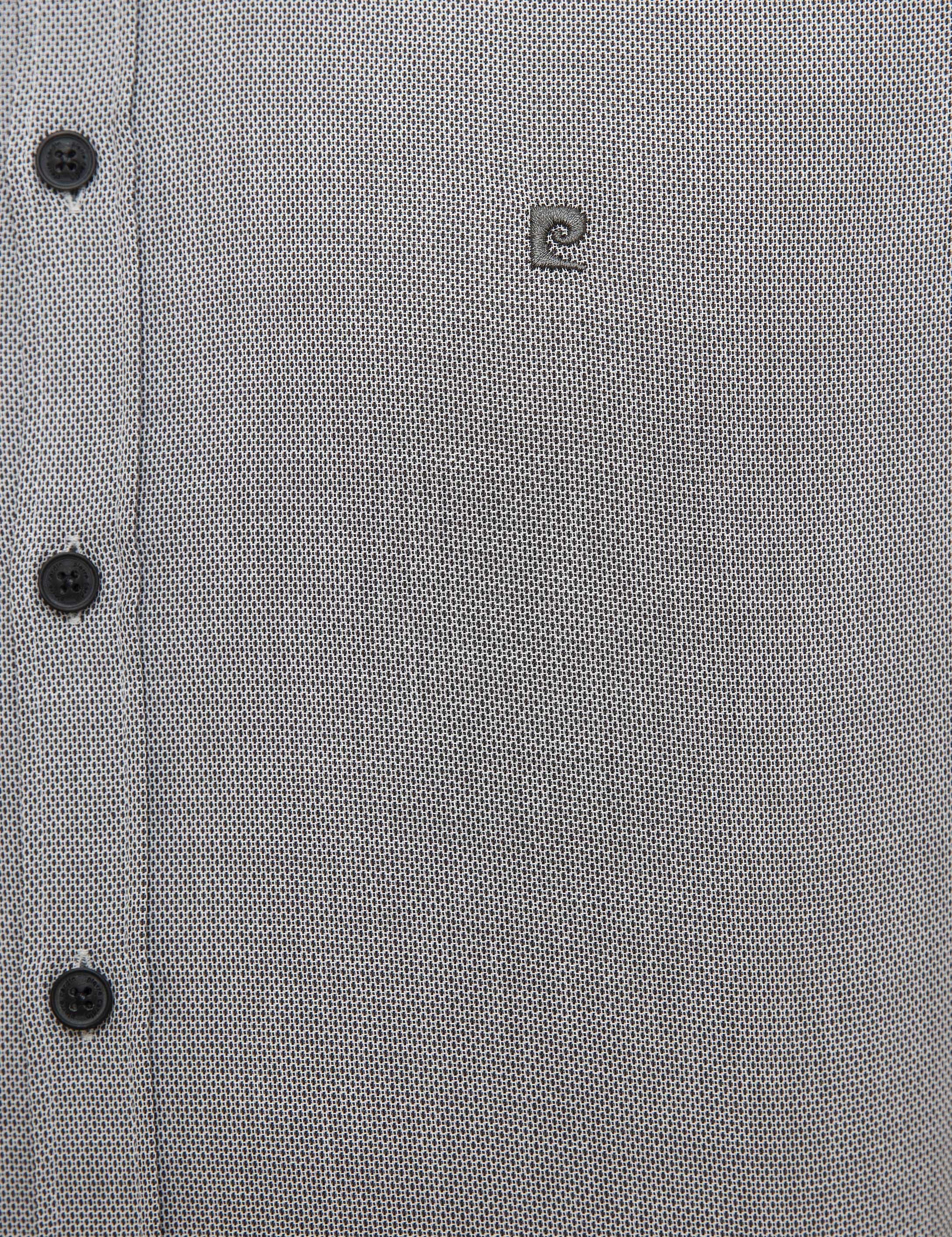 Gri Slim Fit Gömlek - Image 5
